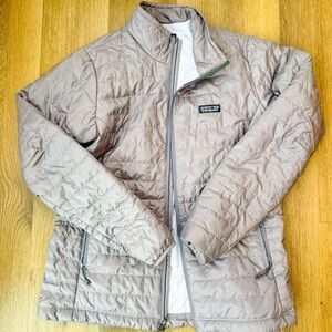 Light Purple Patagonia Quilted Jacket